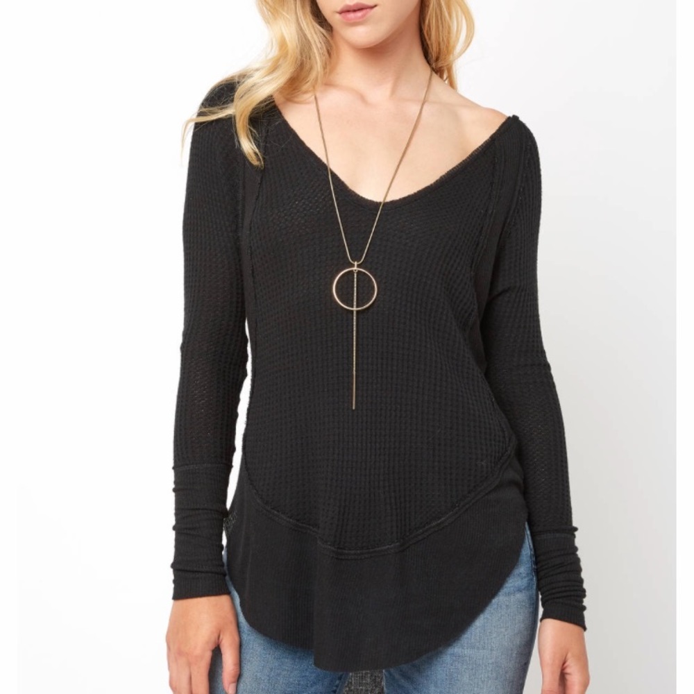 Free people black size S runs bigger